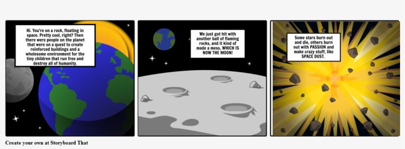 The History Of The World, I Guess - Destroyed Earth Png Cartoon, transparent png download