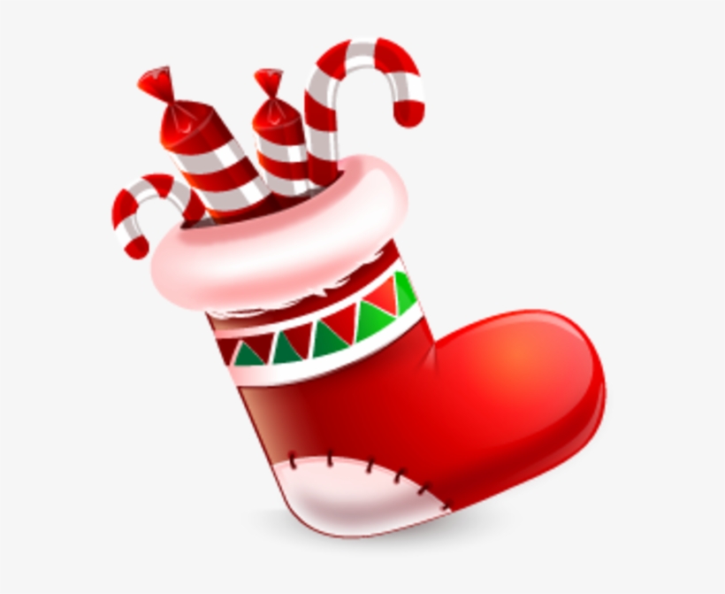 Christmas Sock - Christmas Socks Vector Png Transparent PNG - 600x600