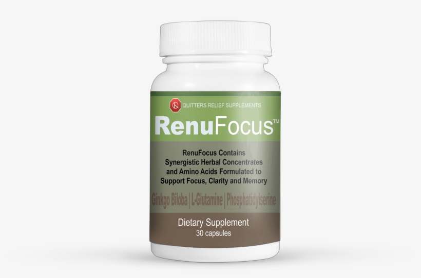 Renufocus Single Bottle - Medicinal Mushroom, transparent png download