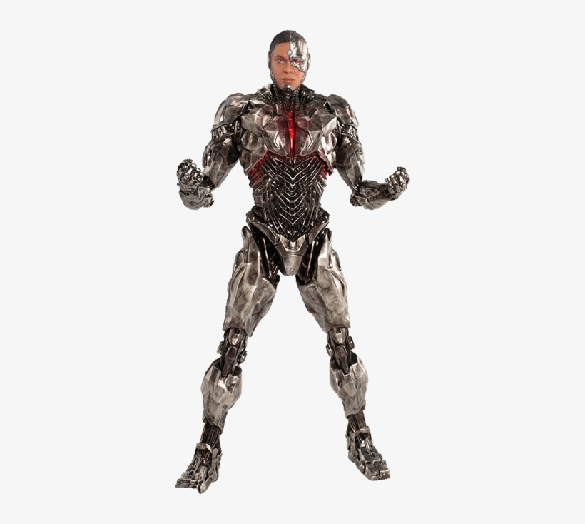 Dc Comics Scale Artfx Kotobukiya Statue Eb - Justice League Movie Cyborg Artfx+ Statue, transparent png download