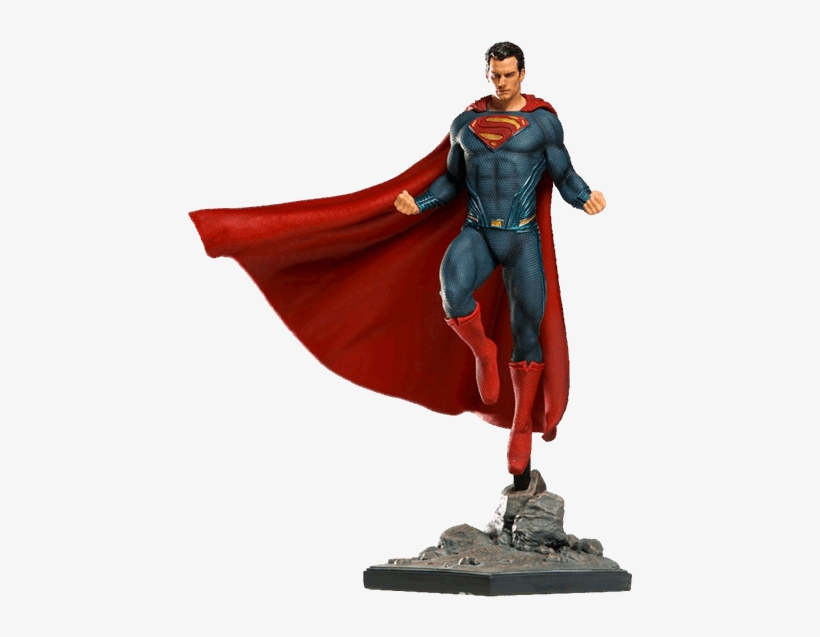 Superman 1/10 Scale Cryptozoic Entertainment Statue - Superman Iron Studios Justice League, transparent png download
