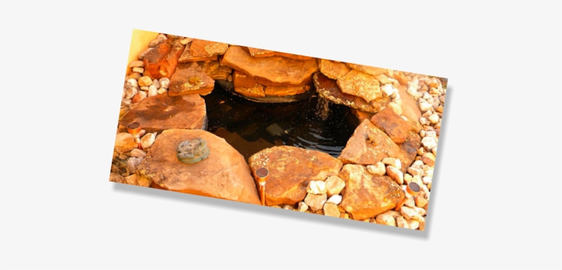 Slightly Underground Beneath Rocks That Hide It From - Rising Sun Landscaping & Maintenance, transparent png download