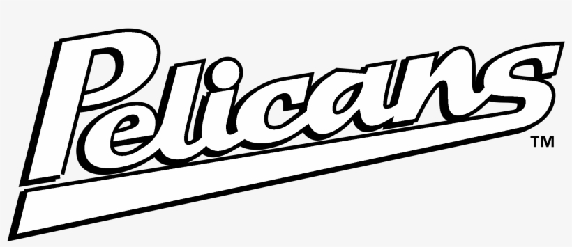 Myrtle Beach Pelicans Logo Black And White - Calligraphy, transparent png download