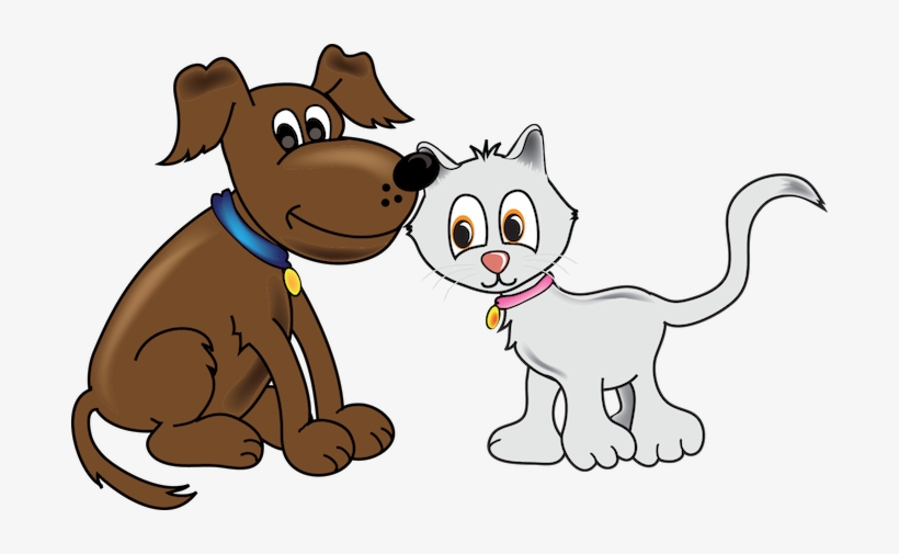 Cartoon Cats And Dogs - Donkey And The Dog, transparent png download