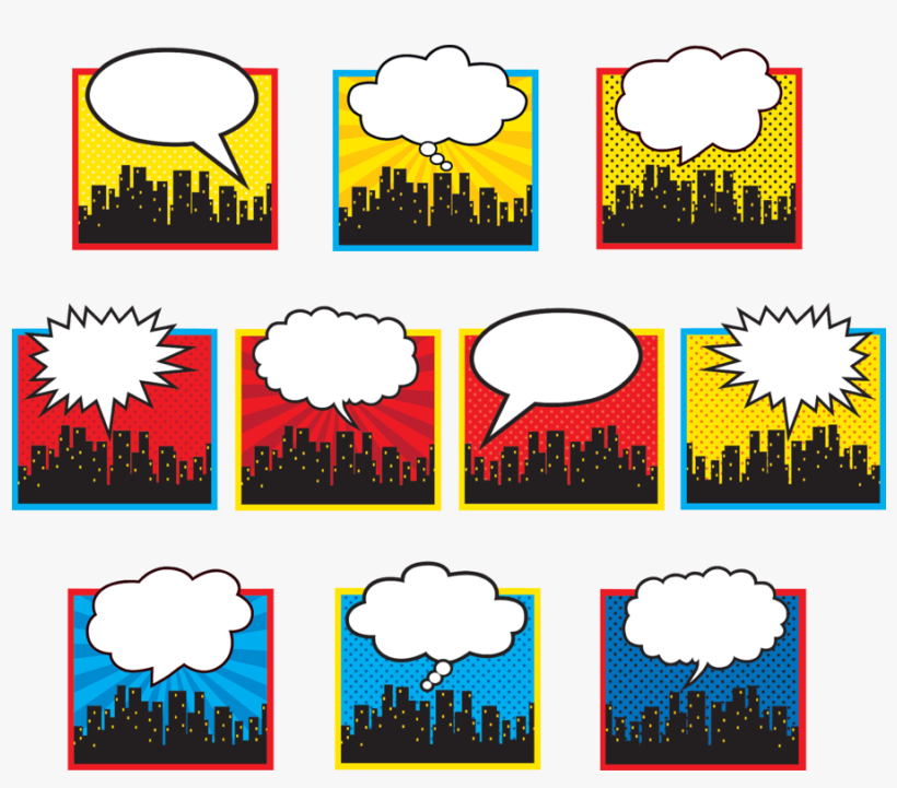 Saying Clipart Cityscape - Superhero Cut Out, transparent png download