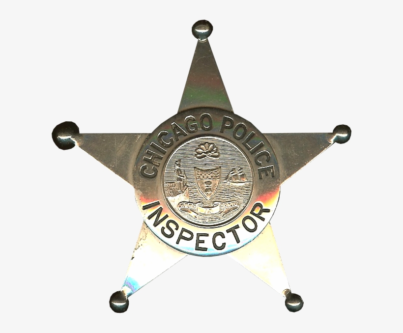 Chicago Police Inspector Star - Chicago Police Department, transparent png download