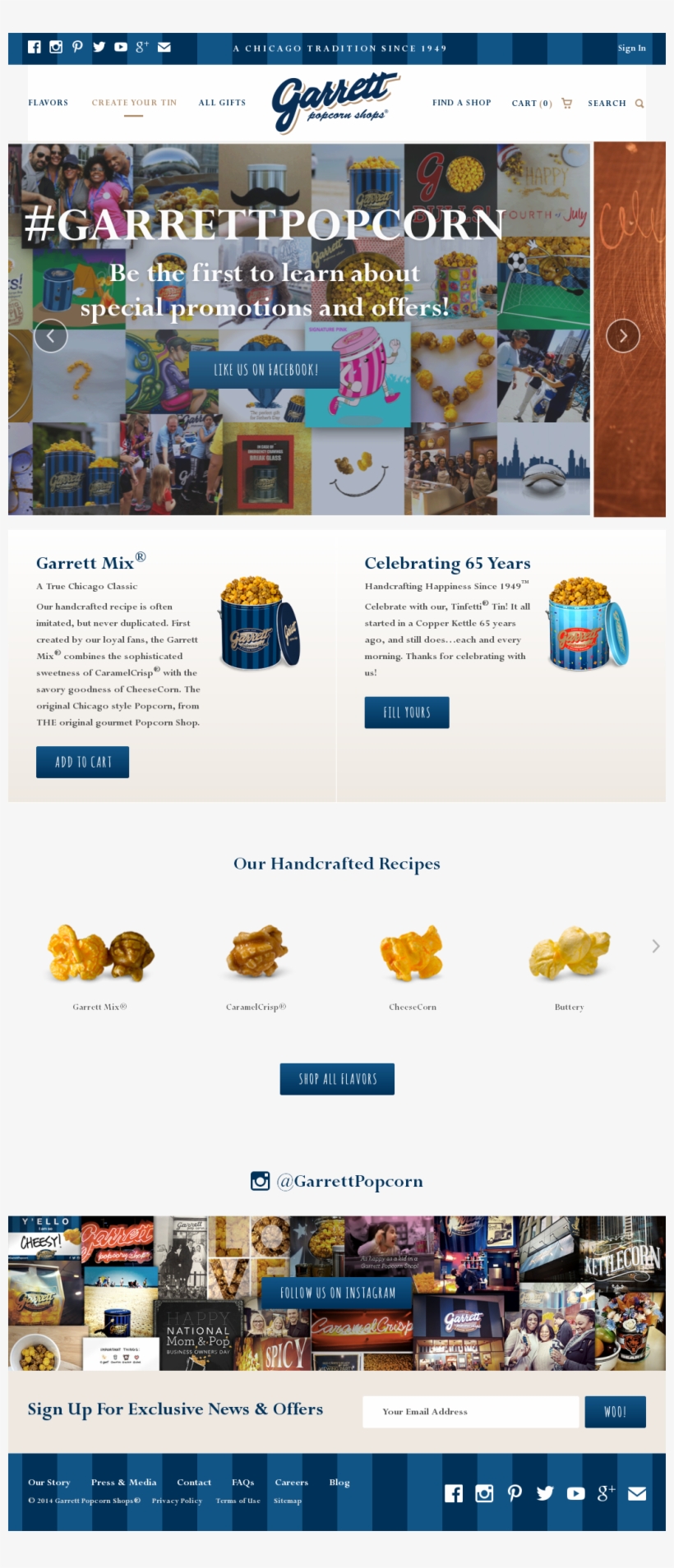 Garrett Popcorn Shop Competitors, Revenue And Employees - Web Page, transparent png download