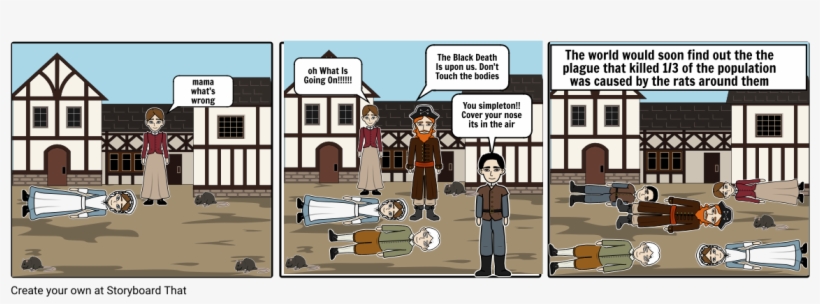 The Black Death - Cartoon, transparent png download