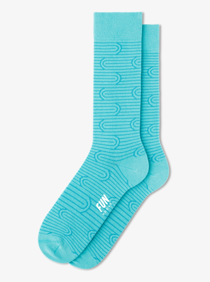 Men's Spiral Stripe Socks - Ralph Lauren Blue Socks, transparent png download
