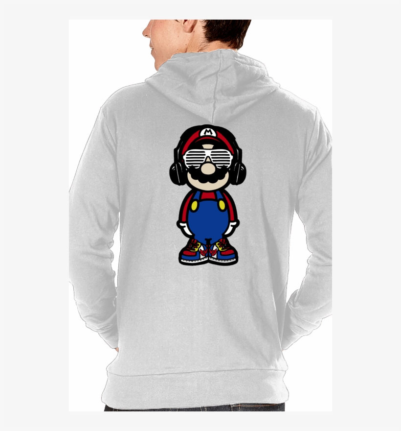 Mario Headphones Mario Headphones - Sweatshirt, transparent png download