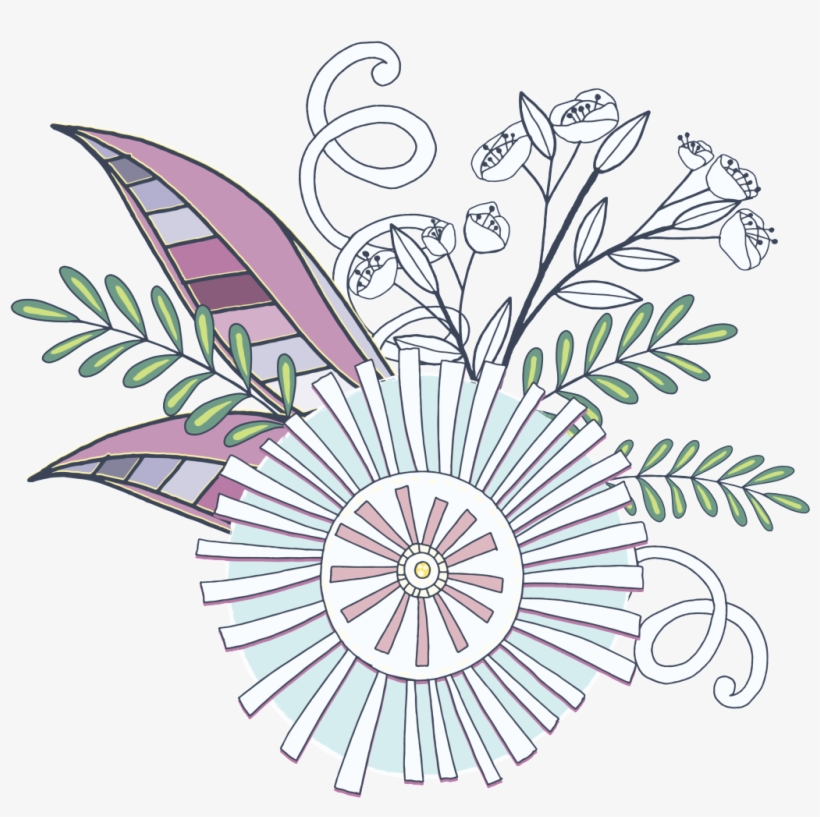Hand Painted Spring Flower Png Transparent - Illustration, transparent png download