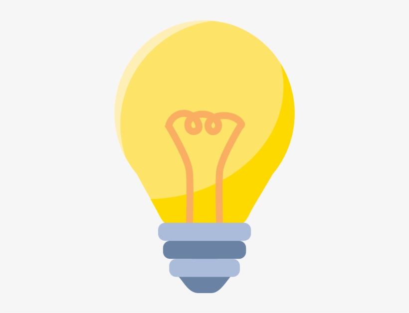 Free Lightbulb Png - Lampara Ilustracion, transparent png download