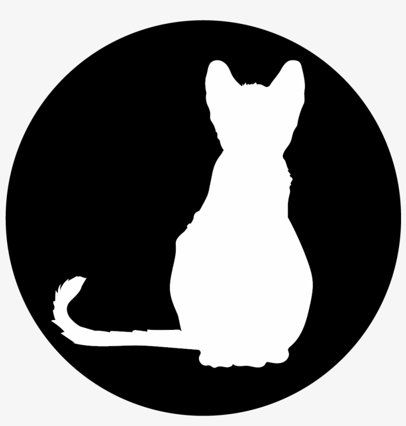 Apollo Design Me-9109 Cat Silhouette Steel Pattern - Cat, transparent png download