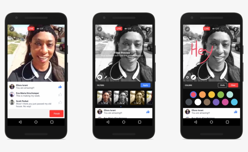Live Creative Tools Android - Facebook Live Video Streaming, transparent png download