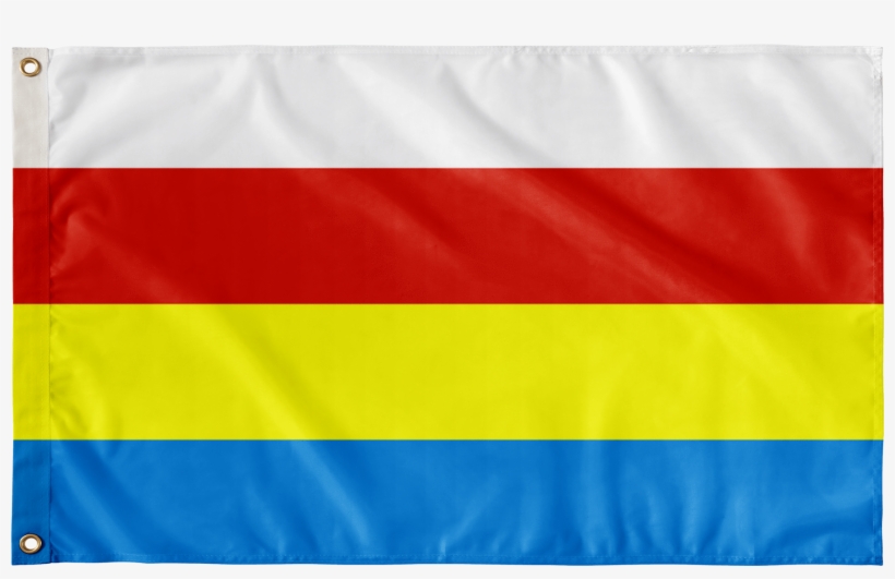 Podlaskie Flag - Wall Flag - 36"x60" - Polish Shirt - Flag, transparent png download