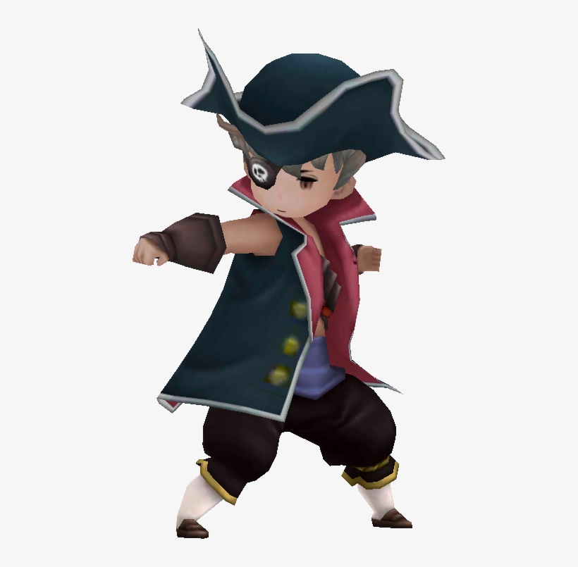 Bdff Tiz Pirate - Pirate Bravely Default, transparent png download