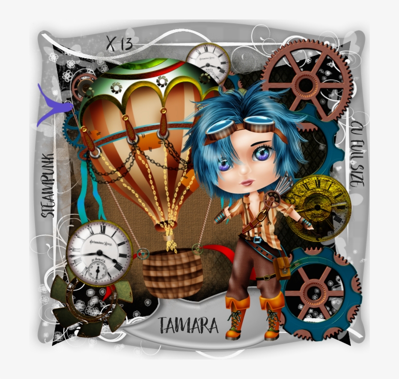 Steampunk Cu Full Size X13 - Illustration, transparent png download