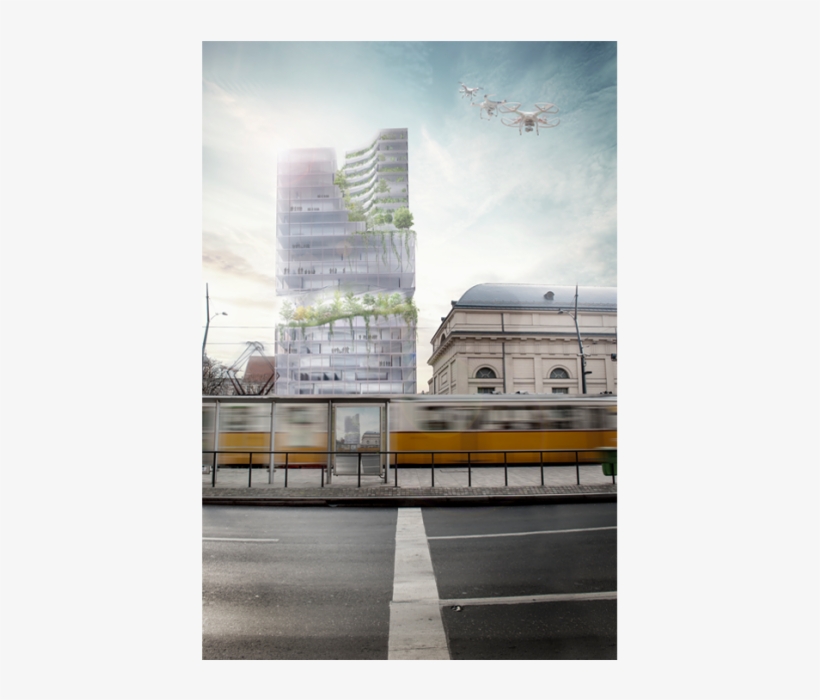 Budapest Skyscraper Design By Reload Architects Hungary - Budapest, transparent png download