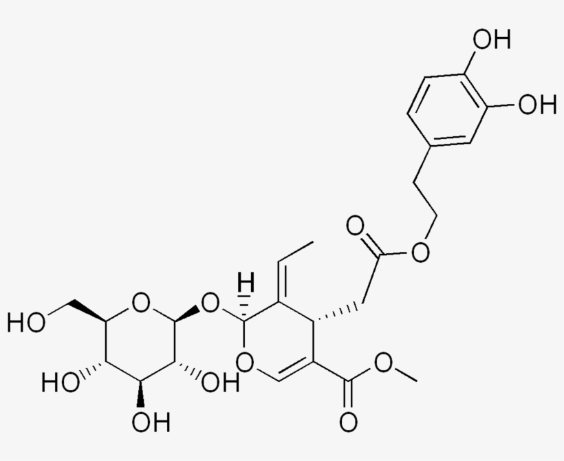 File - Oleuropein - Calycosin 7 O Β D Glucoside, transparent png download