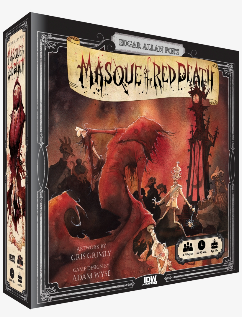 San Diego, Ca Idw Games Announces The Social Deduction - Masque Of The Red Death Game, transparent png download
