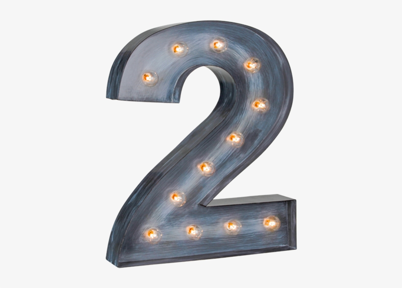 Illuminated Marquee - Number, transparent png download
