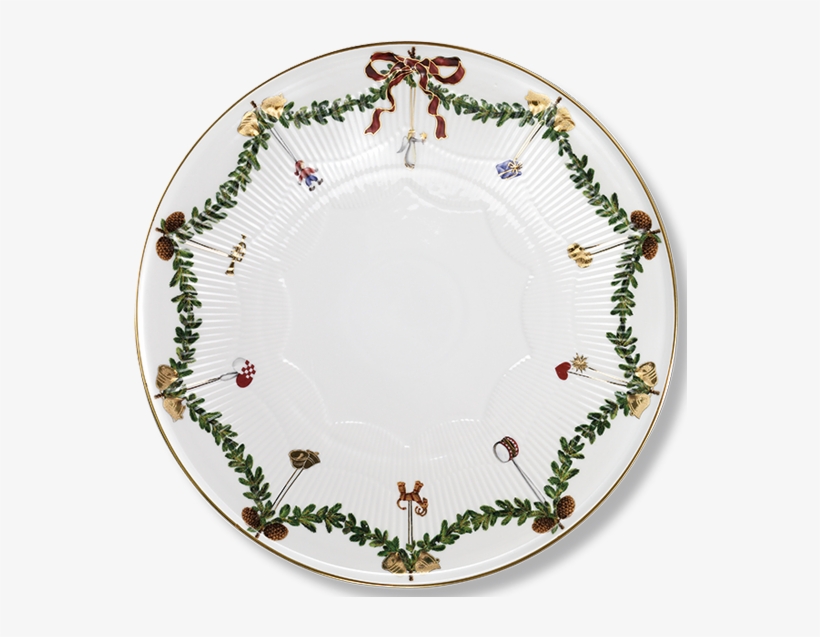 Royal Copenhagen Star Fluted Cake Dish - Royal Copenhagen Star Fluted Cake Plate, transparent png download