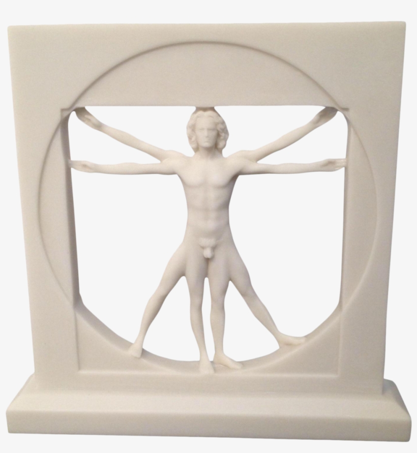 Vitruvian Man Sculpture - Vitruvian Man, transparent png download