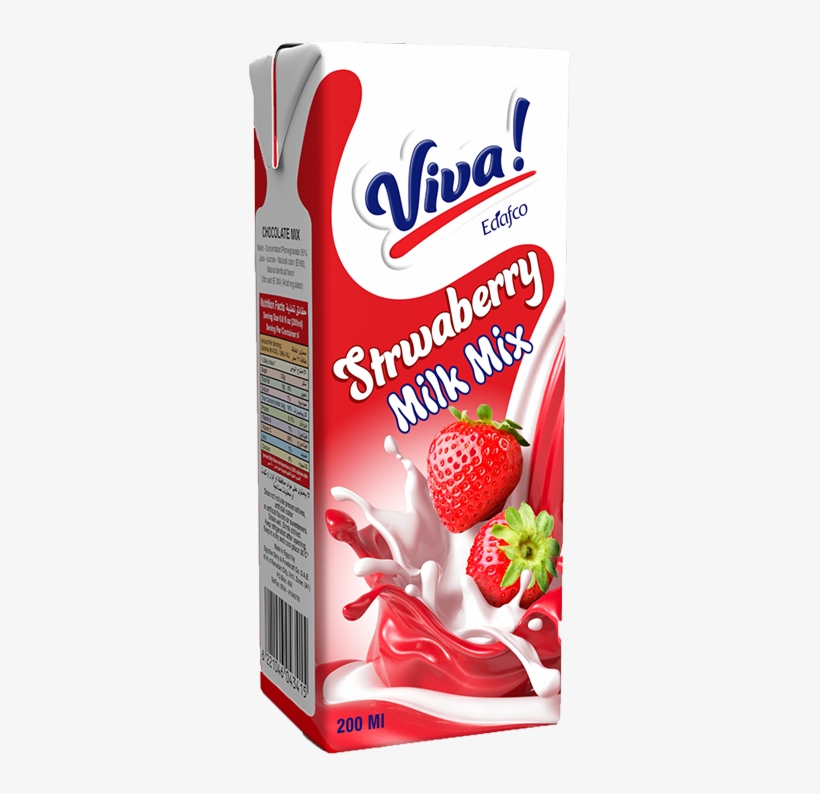 Strawberry Milk 200ml - Dairy Product, transparent png download