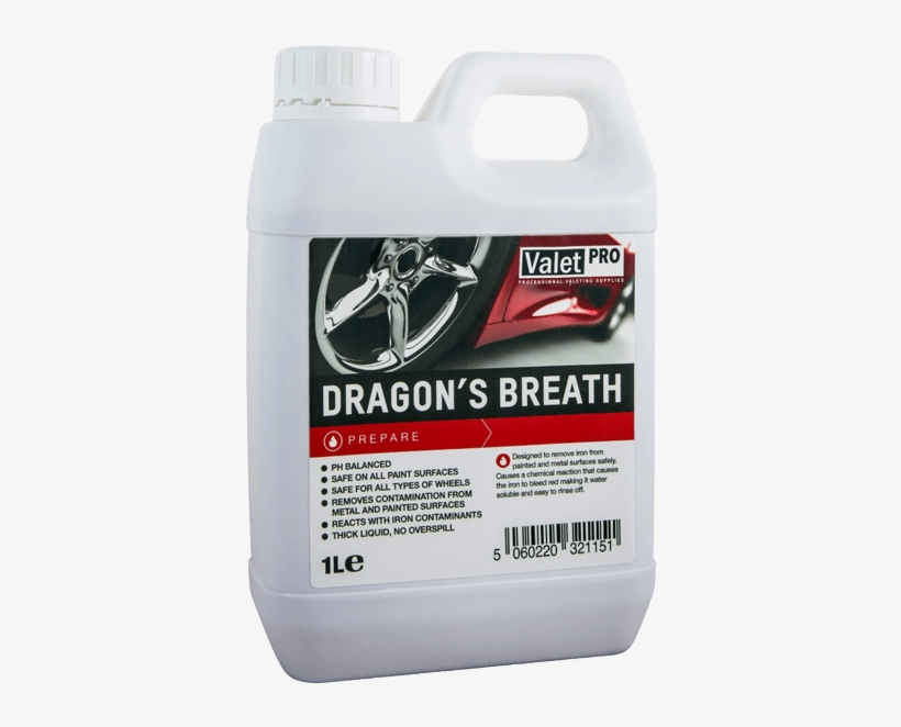 Valet Pro Dragons Breath 1000ml - Ph Neutral Wheel Cleaner, transparent png download
