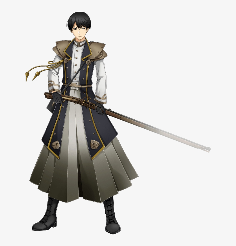 Gloves Black Hair Boots Buttons Cross-laced Footwear - イエヤス 千 銃 士, transparent png download