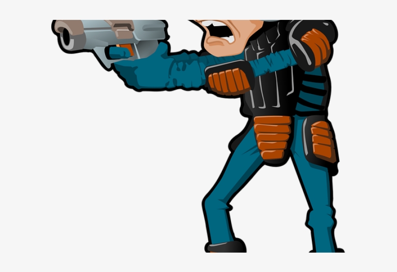 Lazer Clipart Space Gun - Clip Art, transparent png download