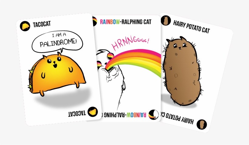 Cat Cards Activate Special Powers When Played As Multiples - Exploding Kittens A Card Game About Kittens And Explosions, transparent png download