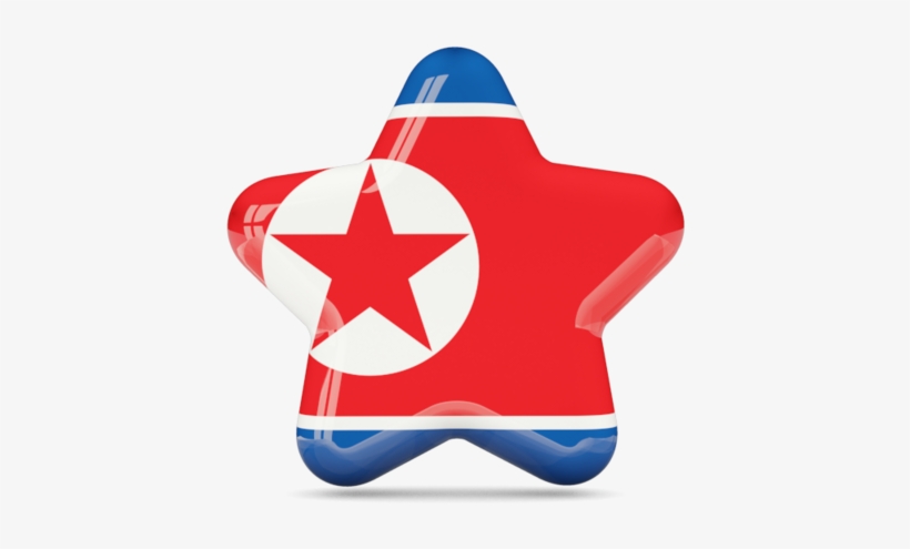 North Korea Flag Star, transparent png download