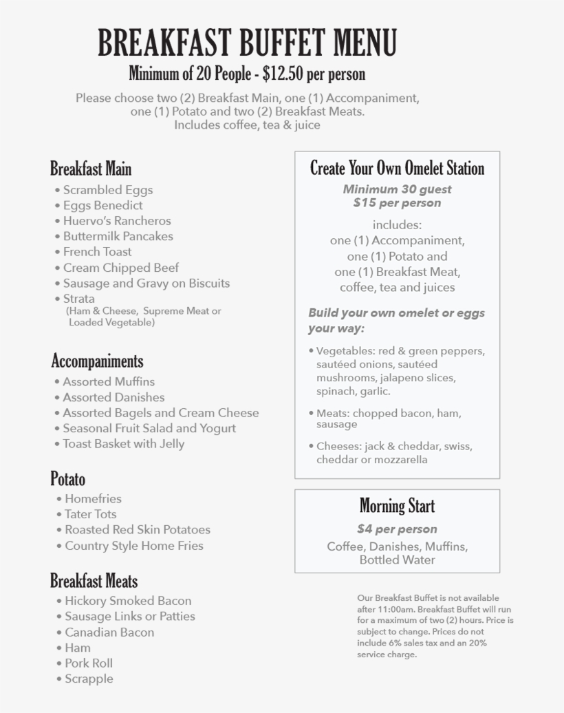 Breakfast Menu - Breakfast, transparent png download