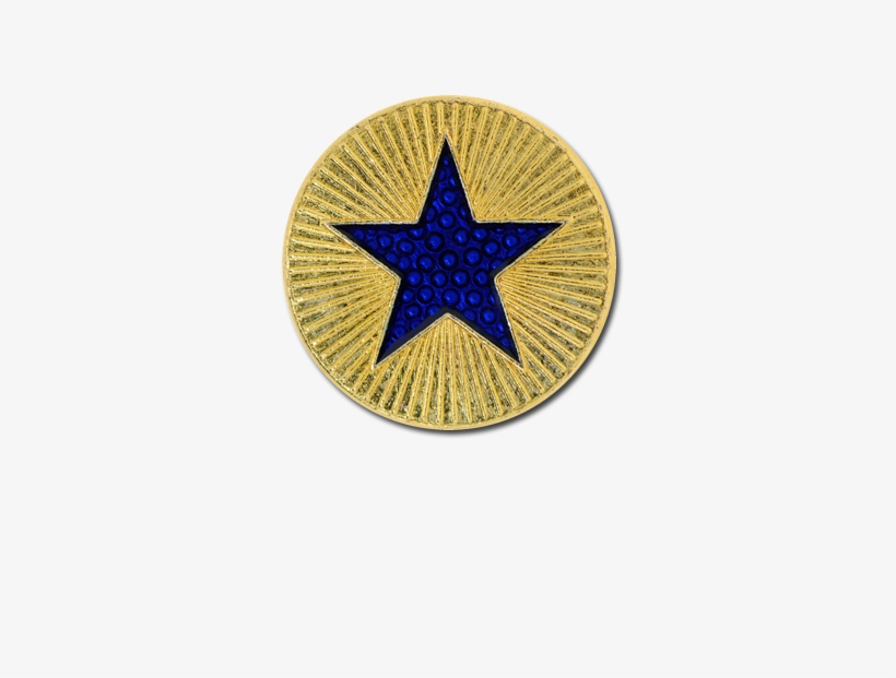 Enamelled Plain Star Round Badge - Macy's Icon, transparent png download