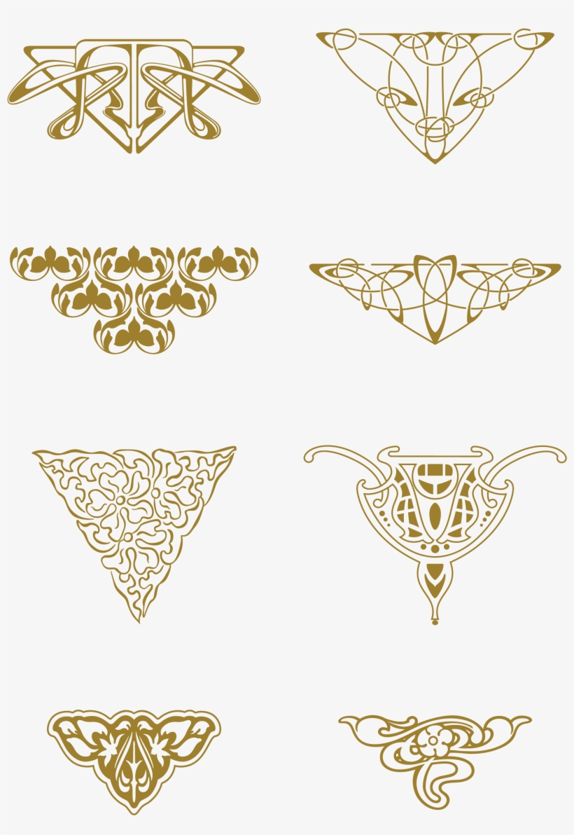Ornament Nouveau Transprent Png, transparent png download