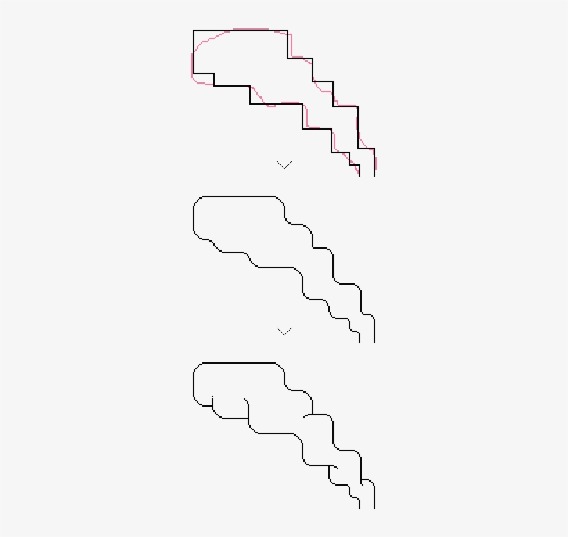 Turning Smoke Sketch Into Finished Lines - Diagram, transparent png download
