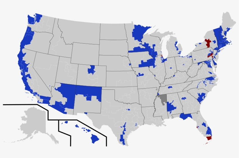 Map Of Congressional Districts With Representatives - Same Sex Marriage In 2000s, transparent png download