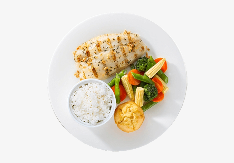 Grilled Fish With 1 Side Dish - Kenny Rogers Grilled Fish, transparent png download