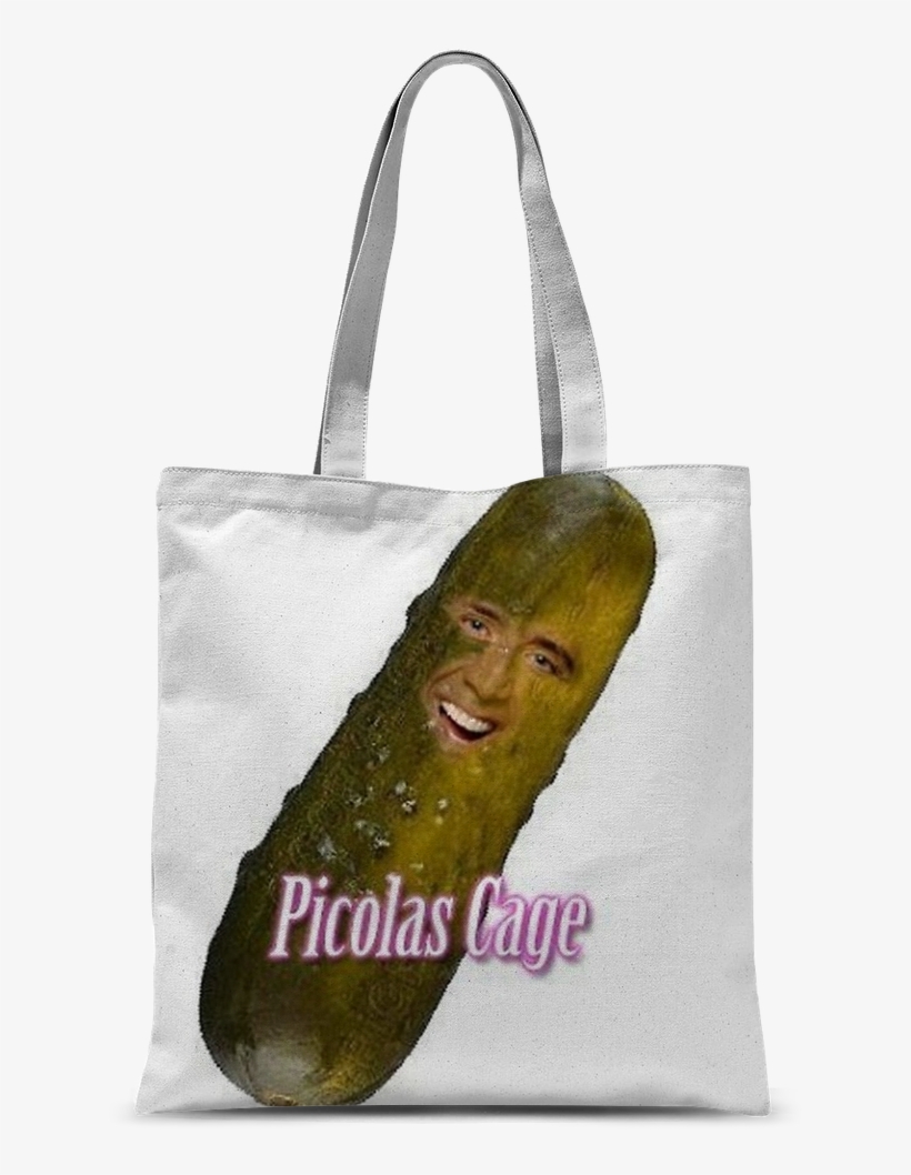 Nicolas Cage/picolas Cage ﻿classic Sublimation Tote - Nicholas Cage Face On Everything, transparent png download