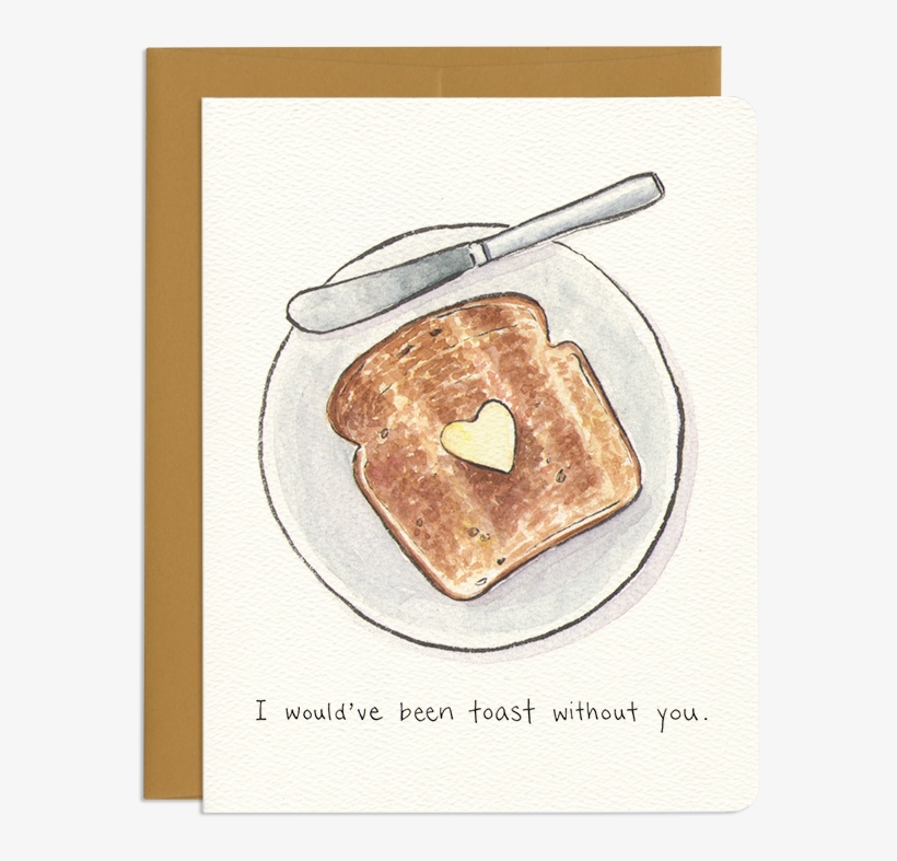 Thankful Toast Card, transparent png download