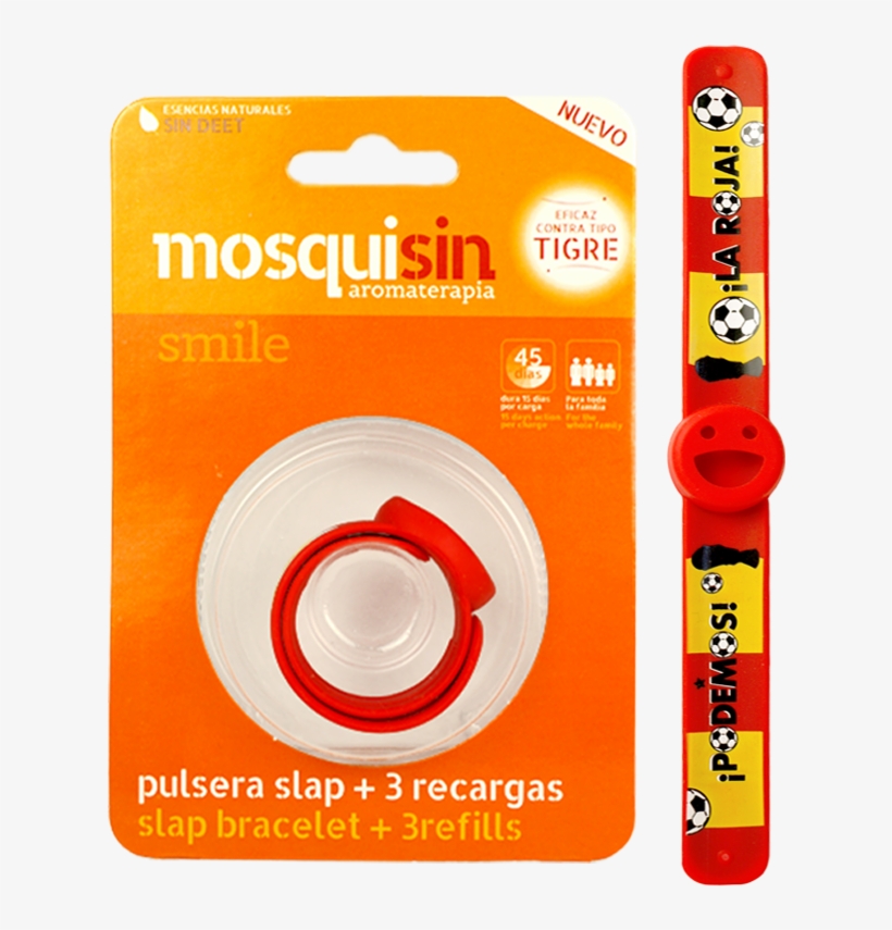 Mosquisin Slap Smile Bracelet Spain - Bracelet, transparent png download