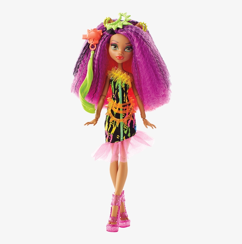 Images Of Clawdeen Clawdeen Wolf Monster High Characters - Monster High Electrified Dolls, transparent png download
