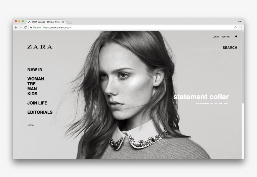 Best Mobile Experiences Zara Desktop - Zara, transparent png download