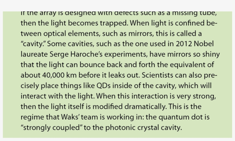 Sidebar On Photonic Crystal Cavities-click On Image - Colorfulness, transparent png download