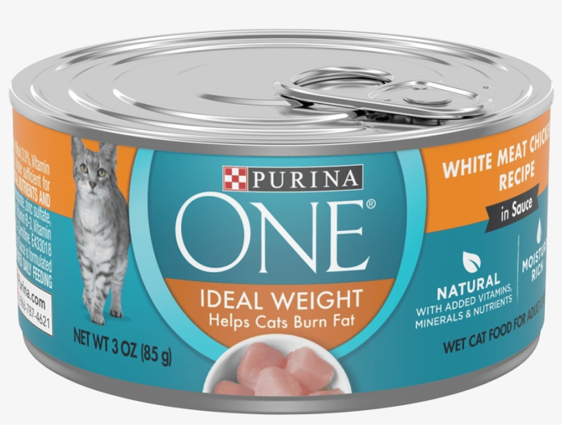 Purina One Ideal Weight White Meat Chicken Wet Cat - Purina One, transparent png download