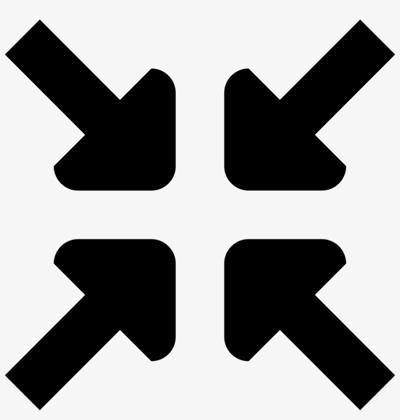 Png File Svg - Exit Full Screen Icon Png, transparent png download