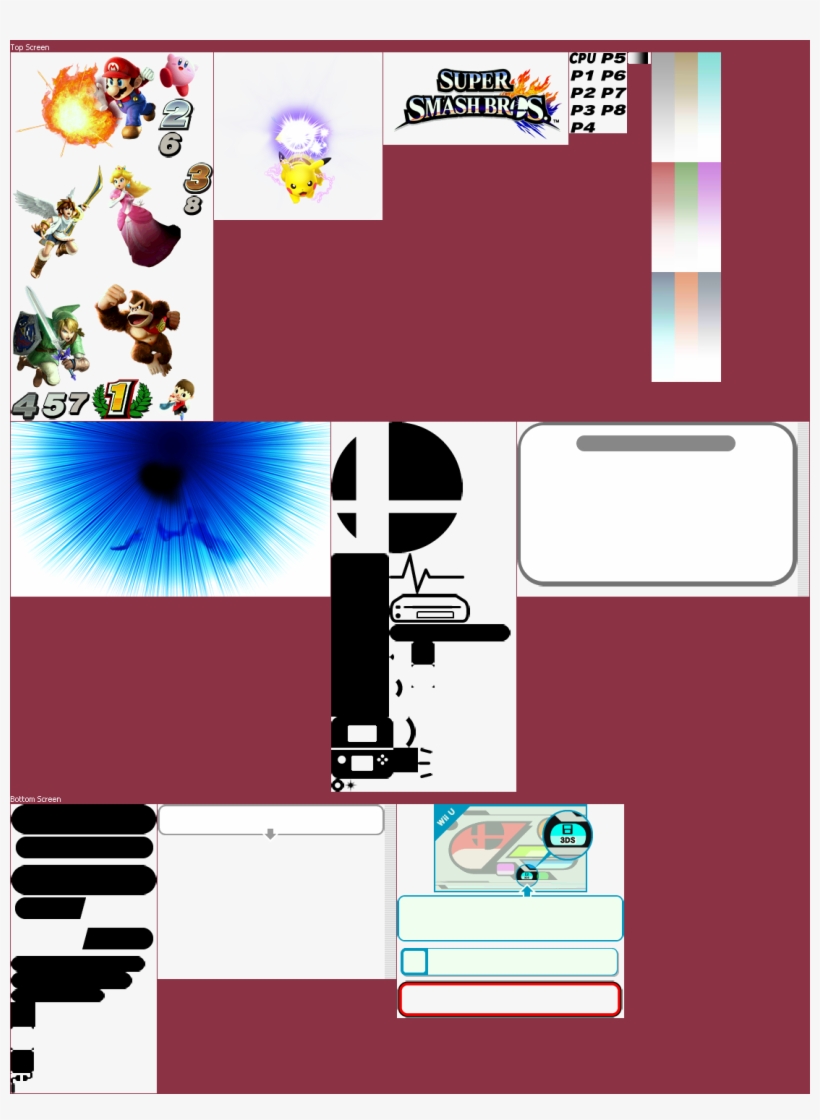 Click For Full Sized Image Wii U Link Up - Super Smash Bros. For Nintendo 3ds And Wii U, transparent png download