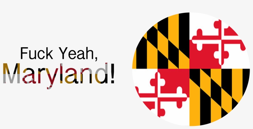 Where My Moco ****** At Snuffleuphagus Trolljunkusa - Maryland State Flag Logo, transparent png download