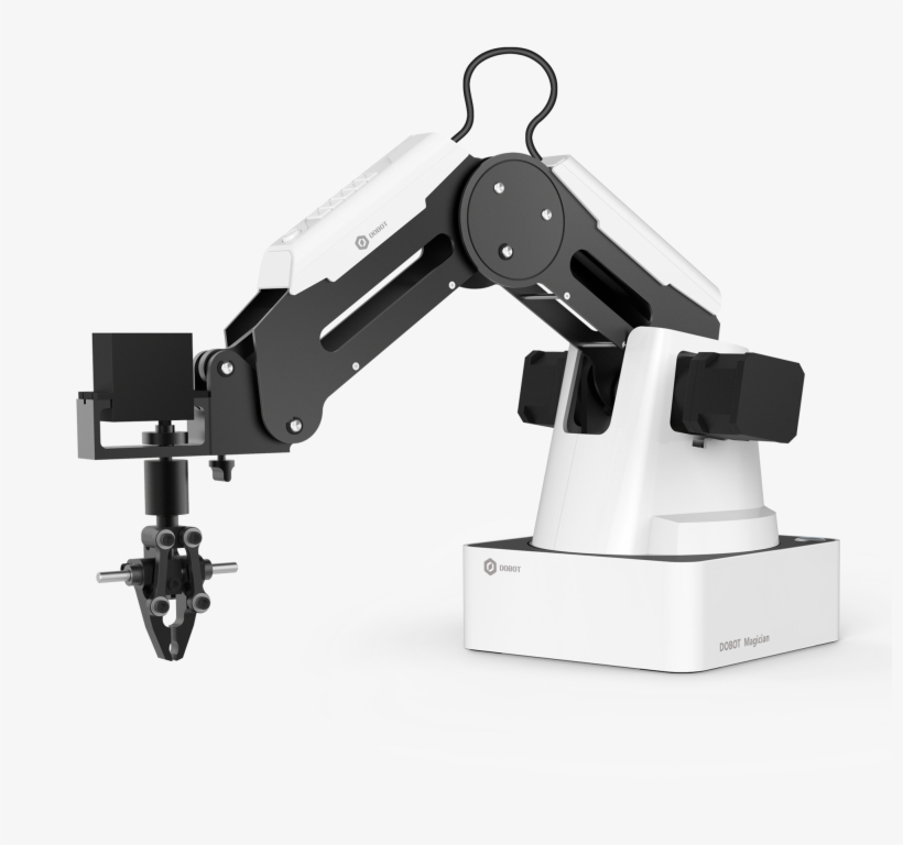 Robot Arm Png Image Black And White Download - Dobot Robot, transparent png download